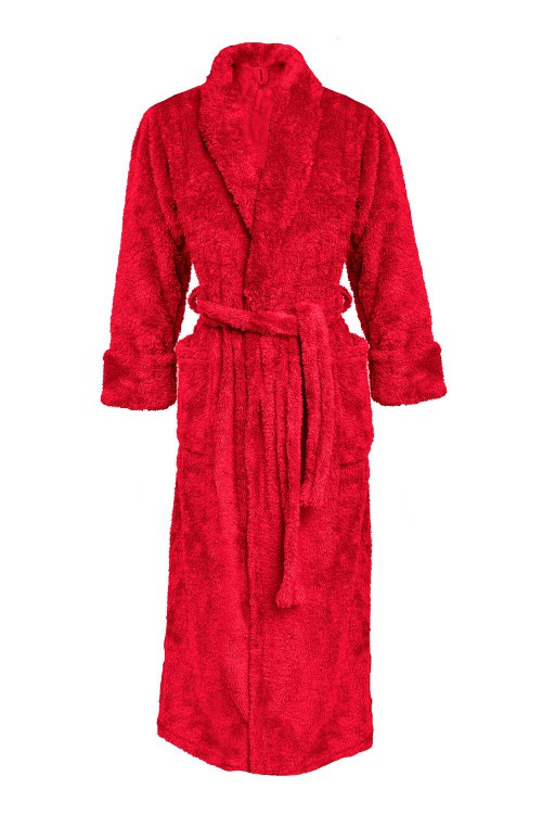 Plus Size, Dressing-gown Eliza Long Red Plus Size